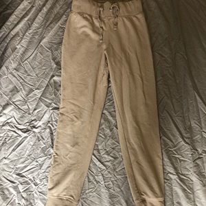 pale pink joggers
